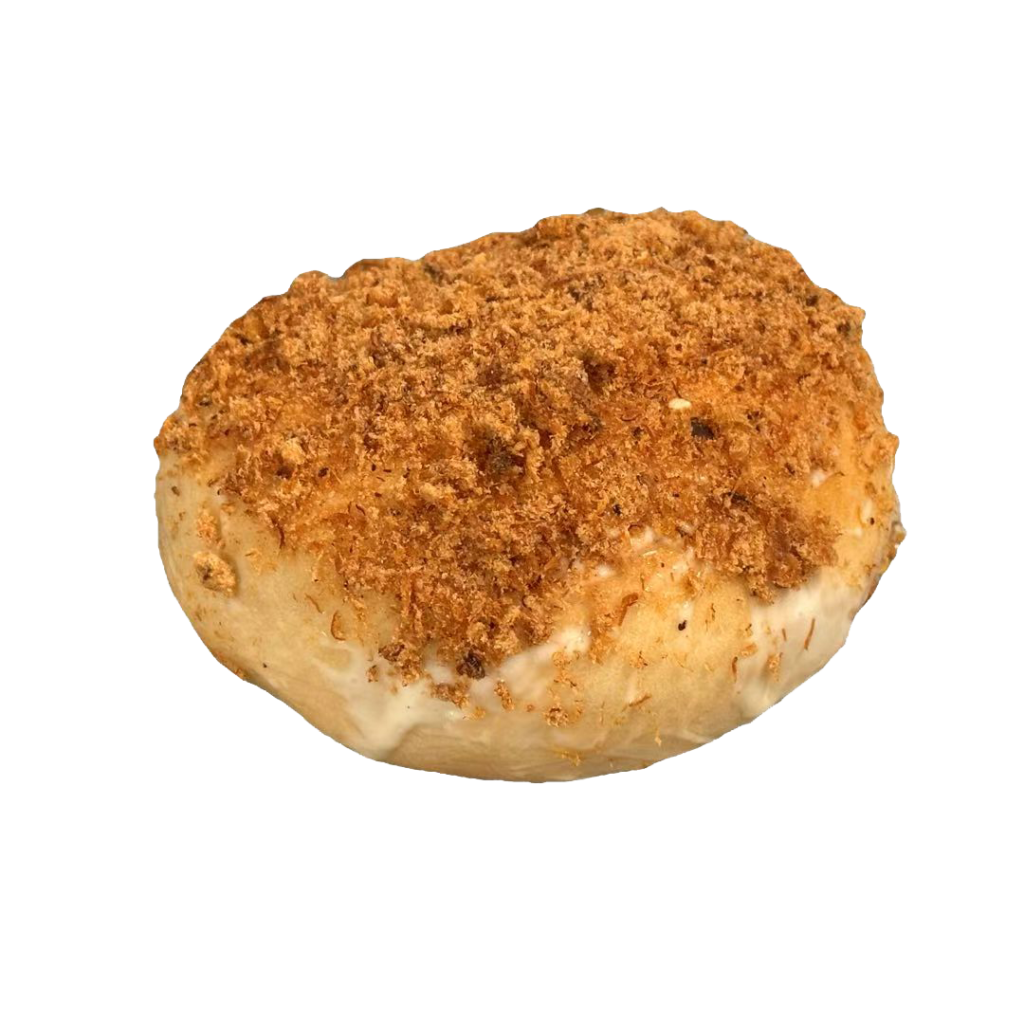 Pork floss, Taro & Mochi Bagel