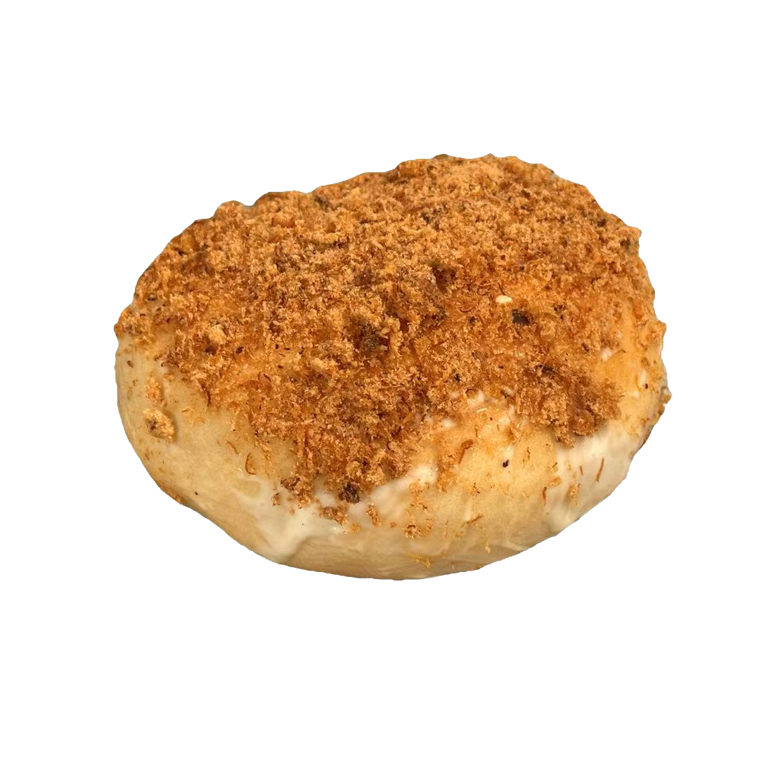 Pork floss, Taro & Mochi Bagel