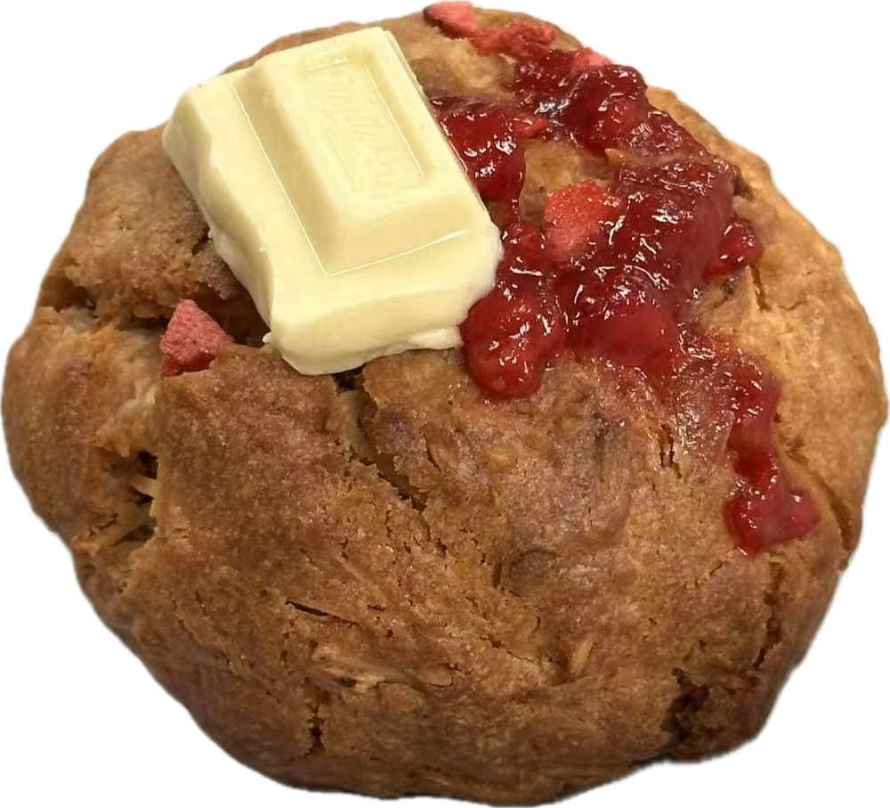 Strawberry Coconut & White Chocolate Cookie