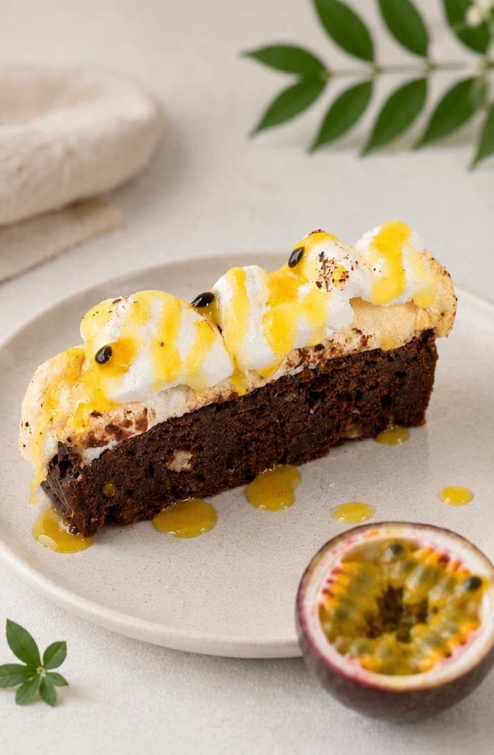 Citrus Passionfruit Brownie